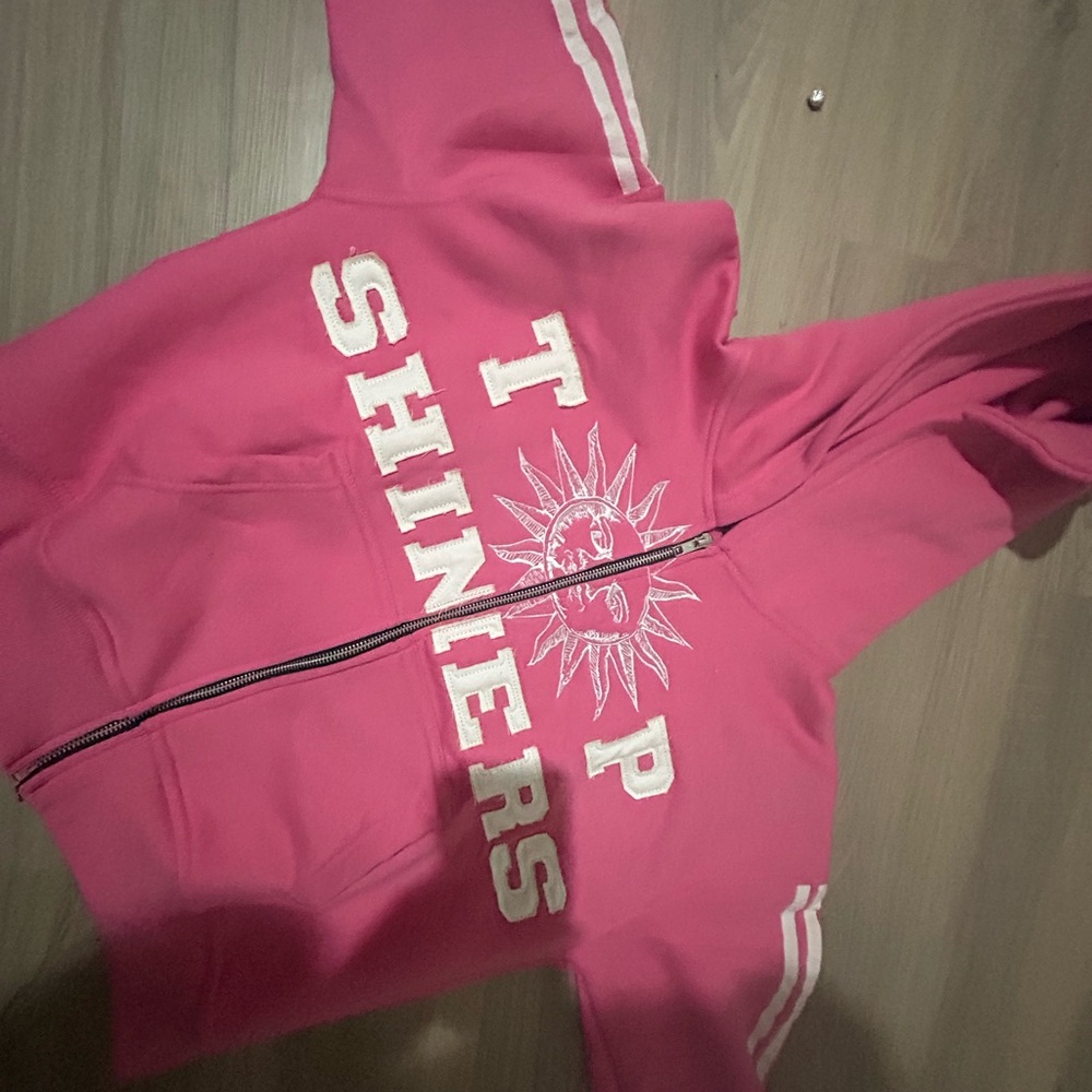 PINK & WHITE TOP SHINER